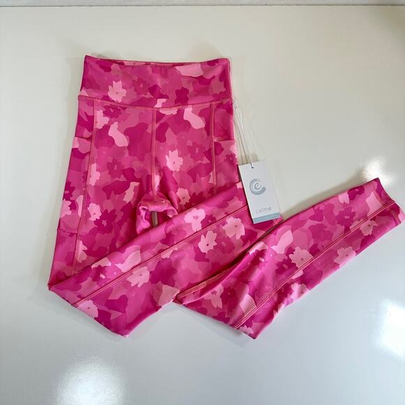 Johnny Was Calme NEW Pink Camo XS Legging Tank Set Women's Athletic Wear Workout - Picture 3 of 14